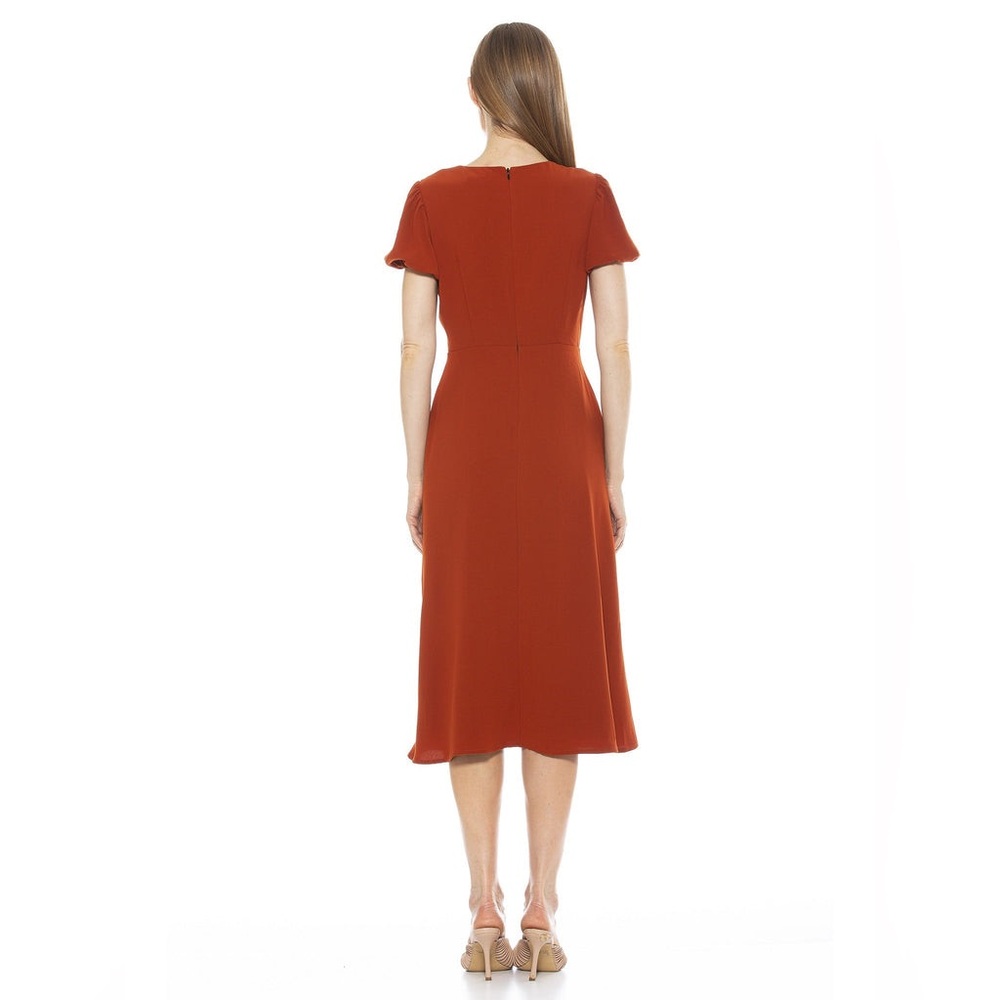 NWT Alexia Admor Gracie sweetheart dress - sz 12 - copper - Picture 2 of 5
